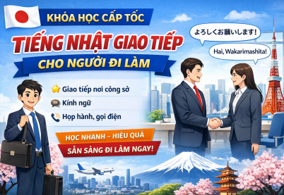 KHÓA HỌC TIẾNG NHẬT GIAO TIẾP VĂN PHÒNG
